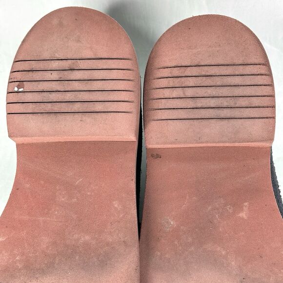 J CREW Shoes Mens Size 10.5 Kenton Wing Tips Navy Blue Suede Oxford 43687 - Picture 13 of 14